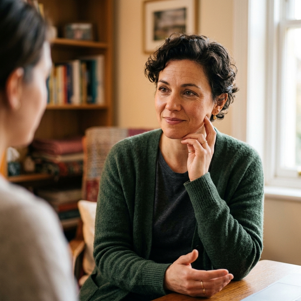 Professional care worker — steady presence in complex situations